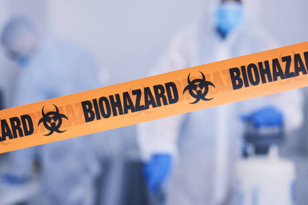 Professional Biohazard Cleanup technician working in Jackson, GA